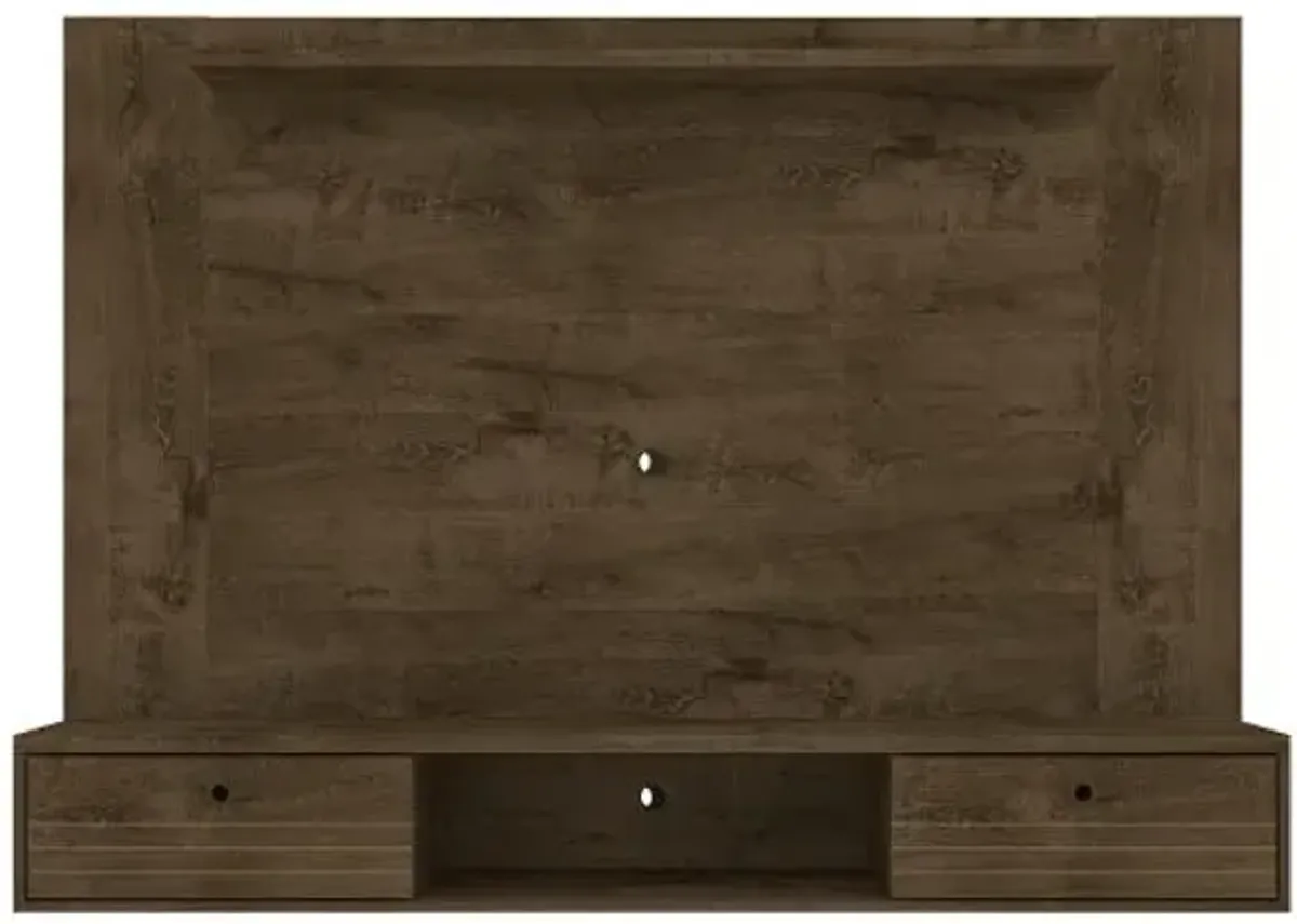 Liberty Brown Floating Entertainment Center
