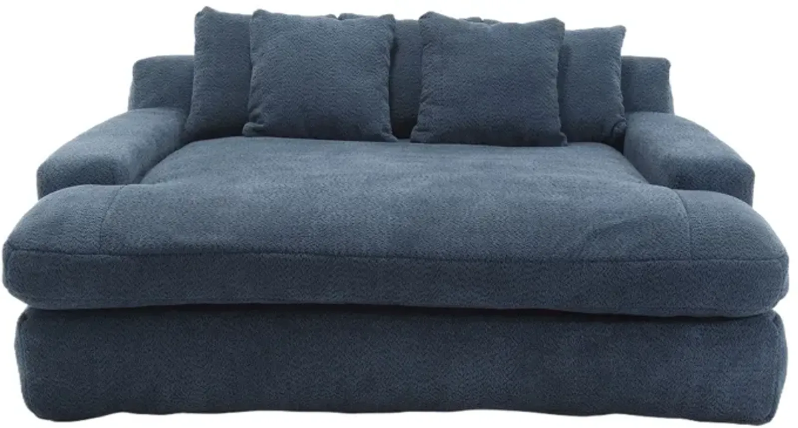 Merax Chenille 2-seater Lazy Sofa With 5 Back Pillows