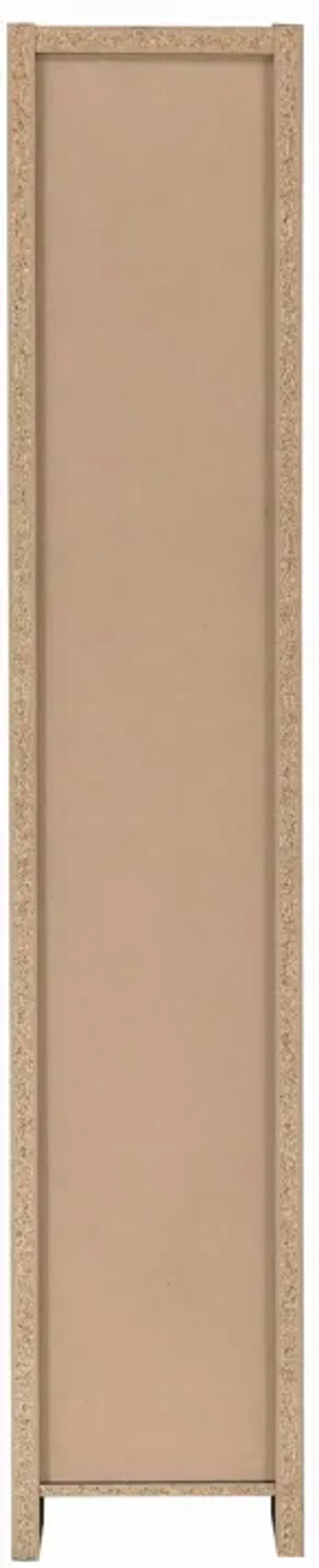 Glimmering Brown Narrow Wooden bookcase - Benzara