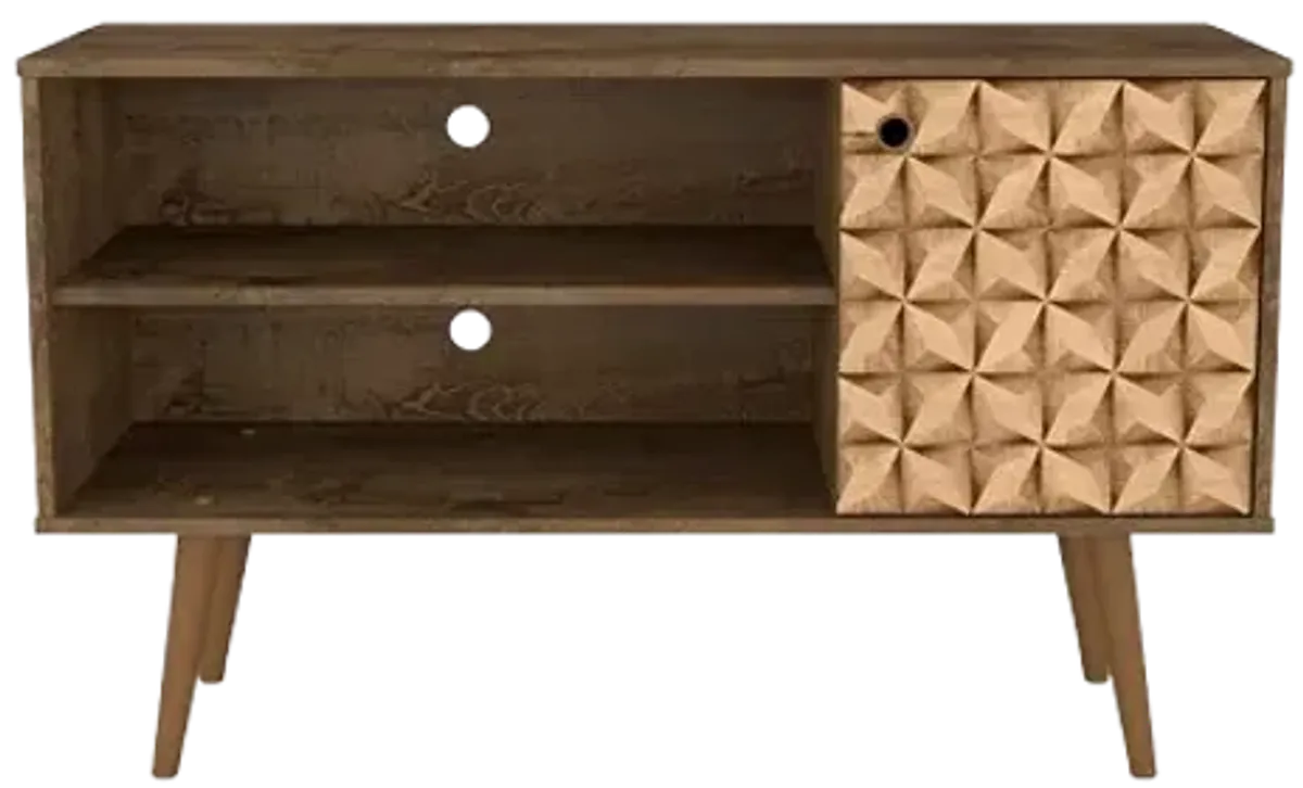 Liberty Small TV Stand in Brown Pattern