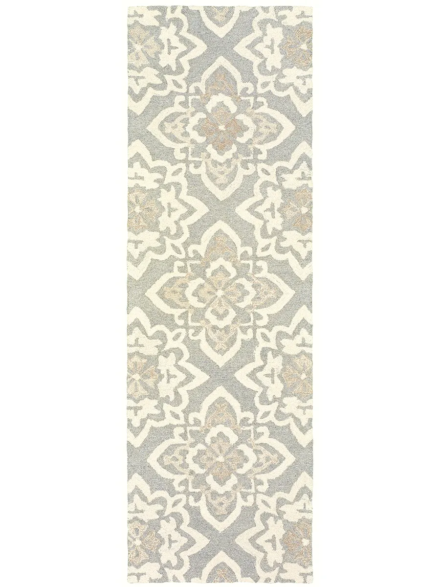 Craft 2'6" x 8' Grey Rug