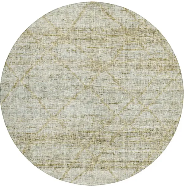 Portico PO1 Wheat 8' Round Rug