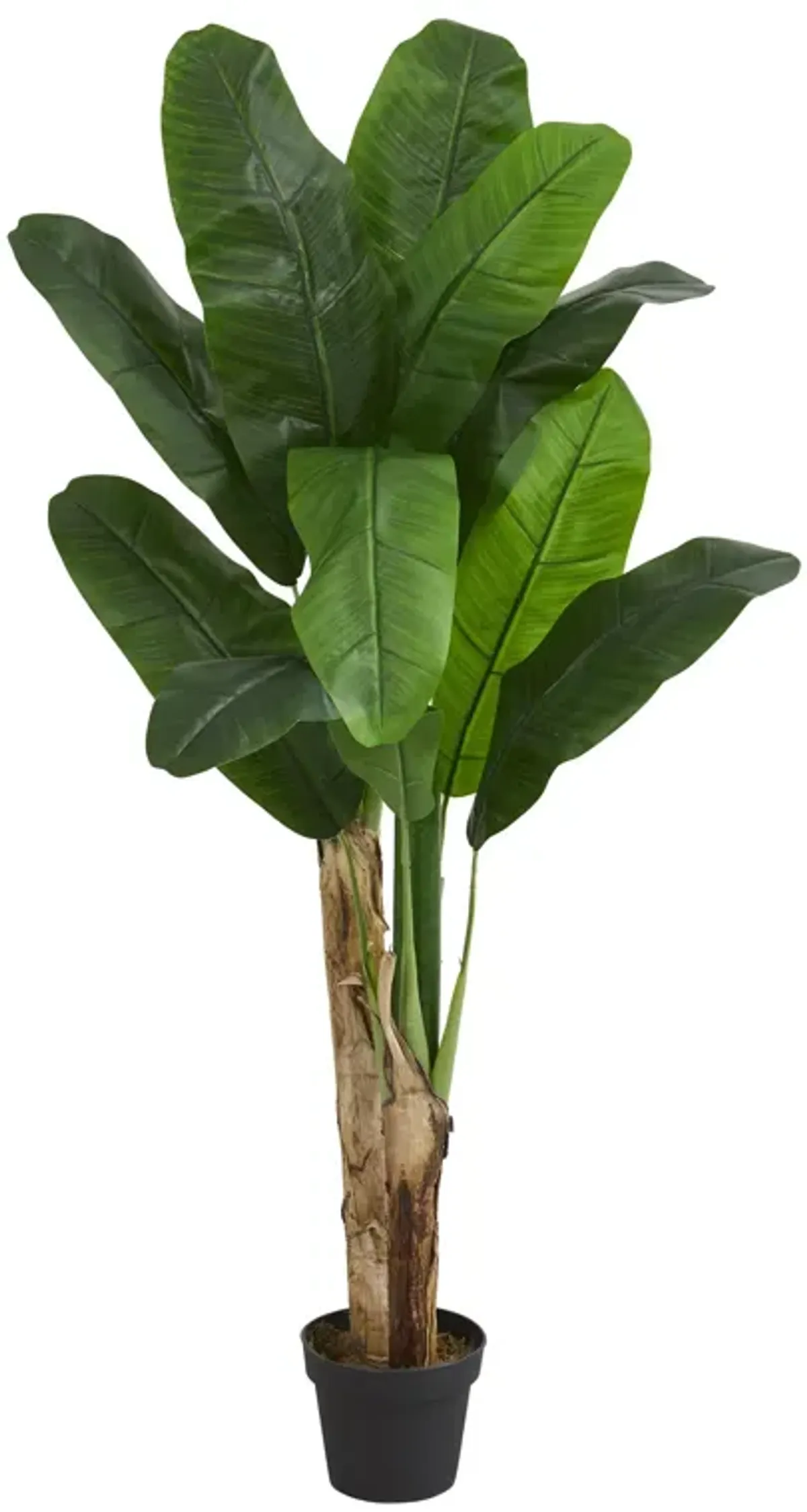 HomPlanti 5 Feet Double Stalk Banana Artificial Tree