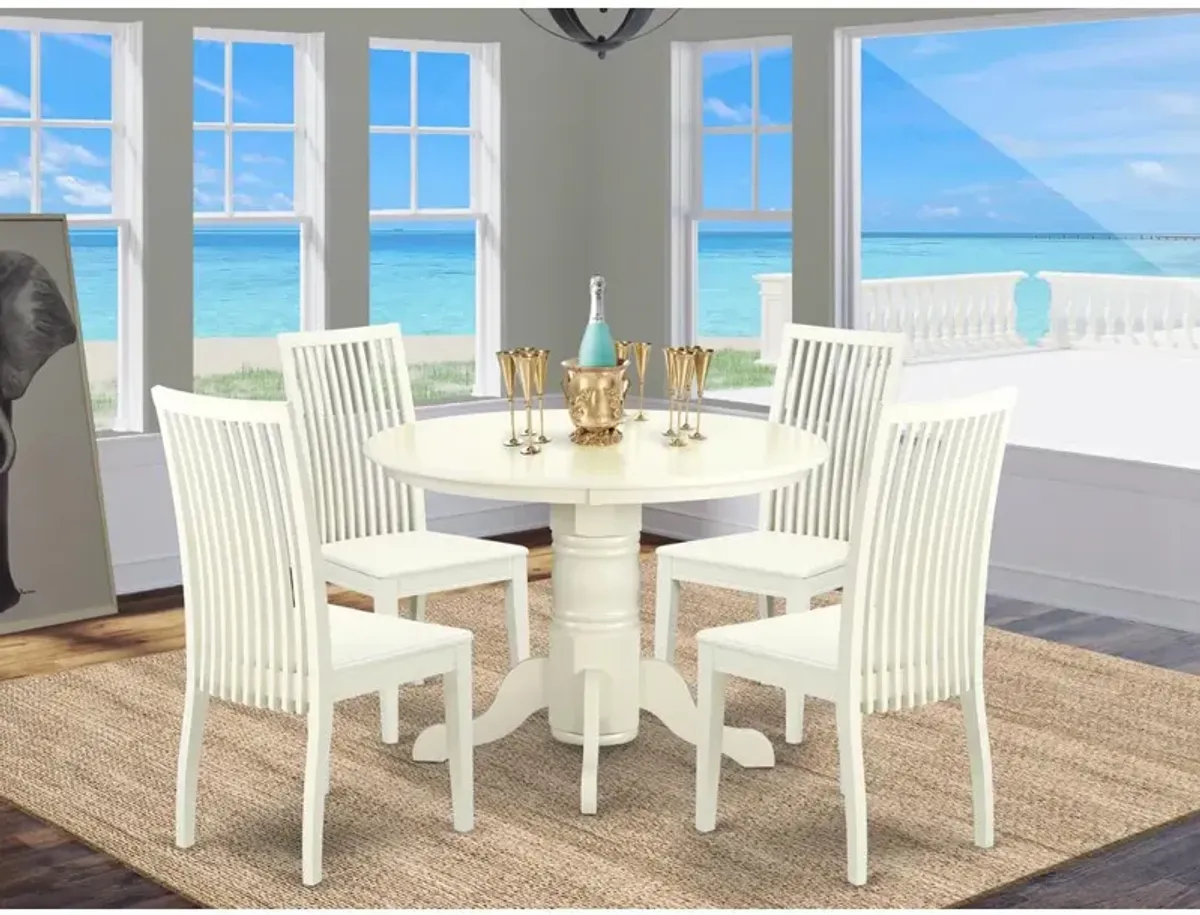 Dining Room Set Linen White