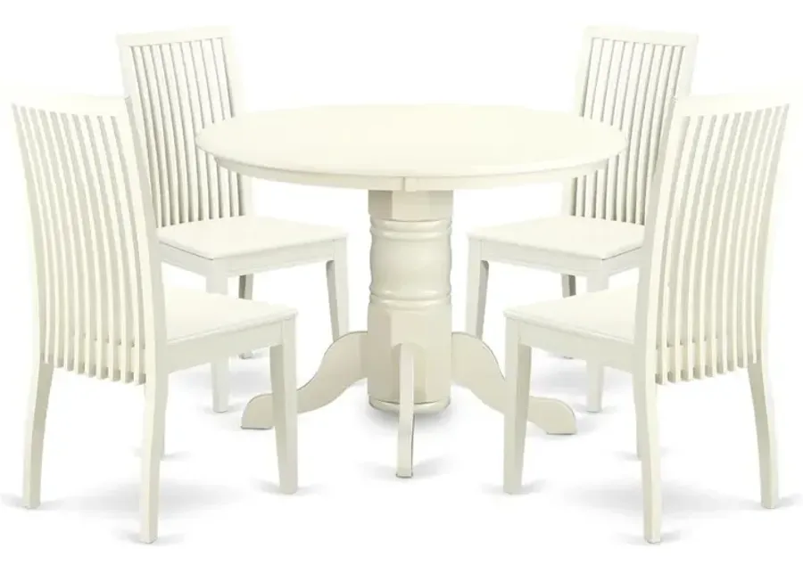 Dining Room Set Linen White