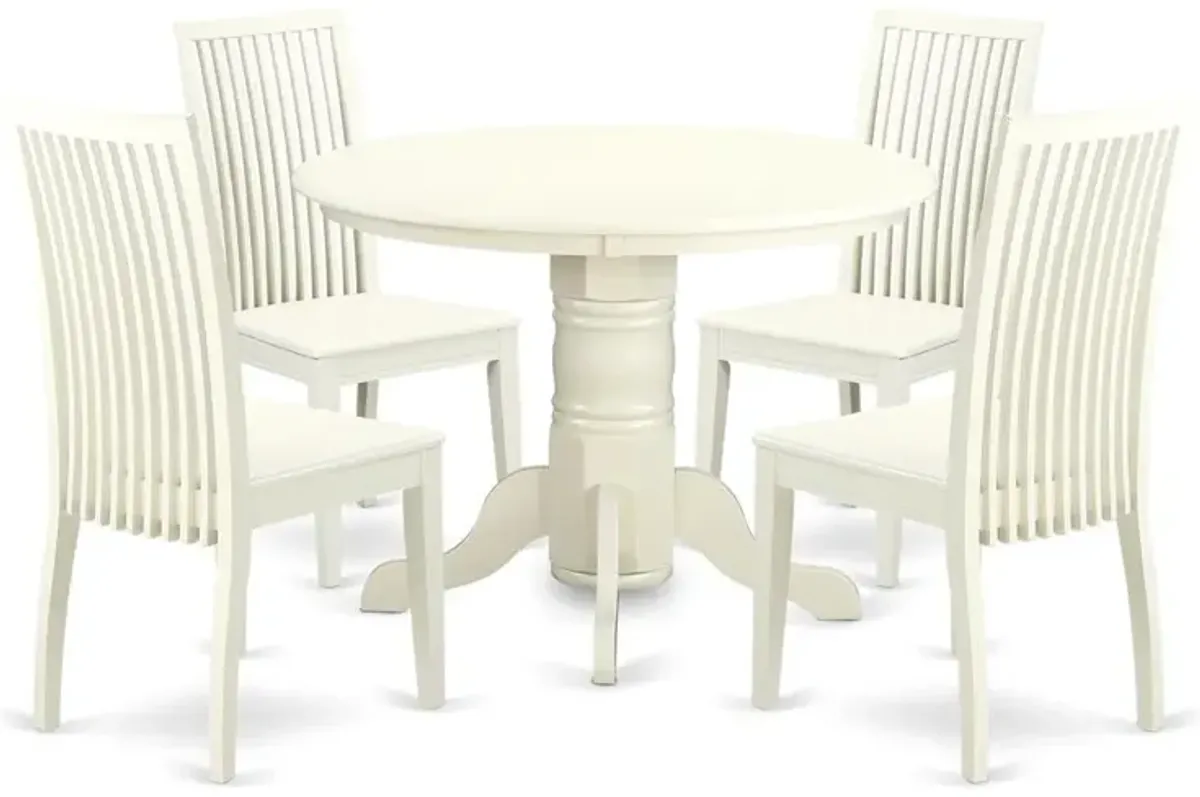 Dining Room Set Linen White