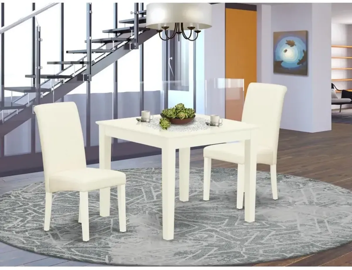 Dining Room Set Linen White