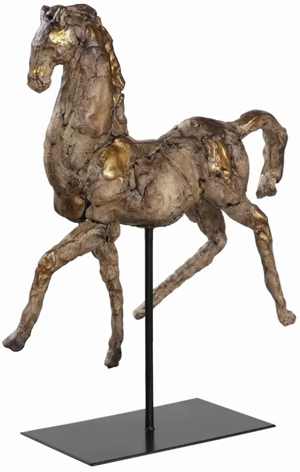 Uttermost Caballo Dorado Horse Sculpture