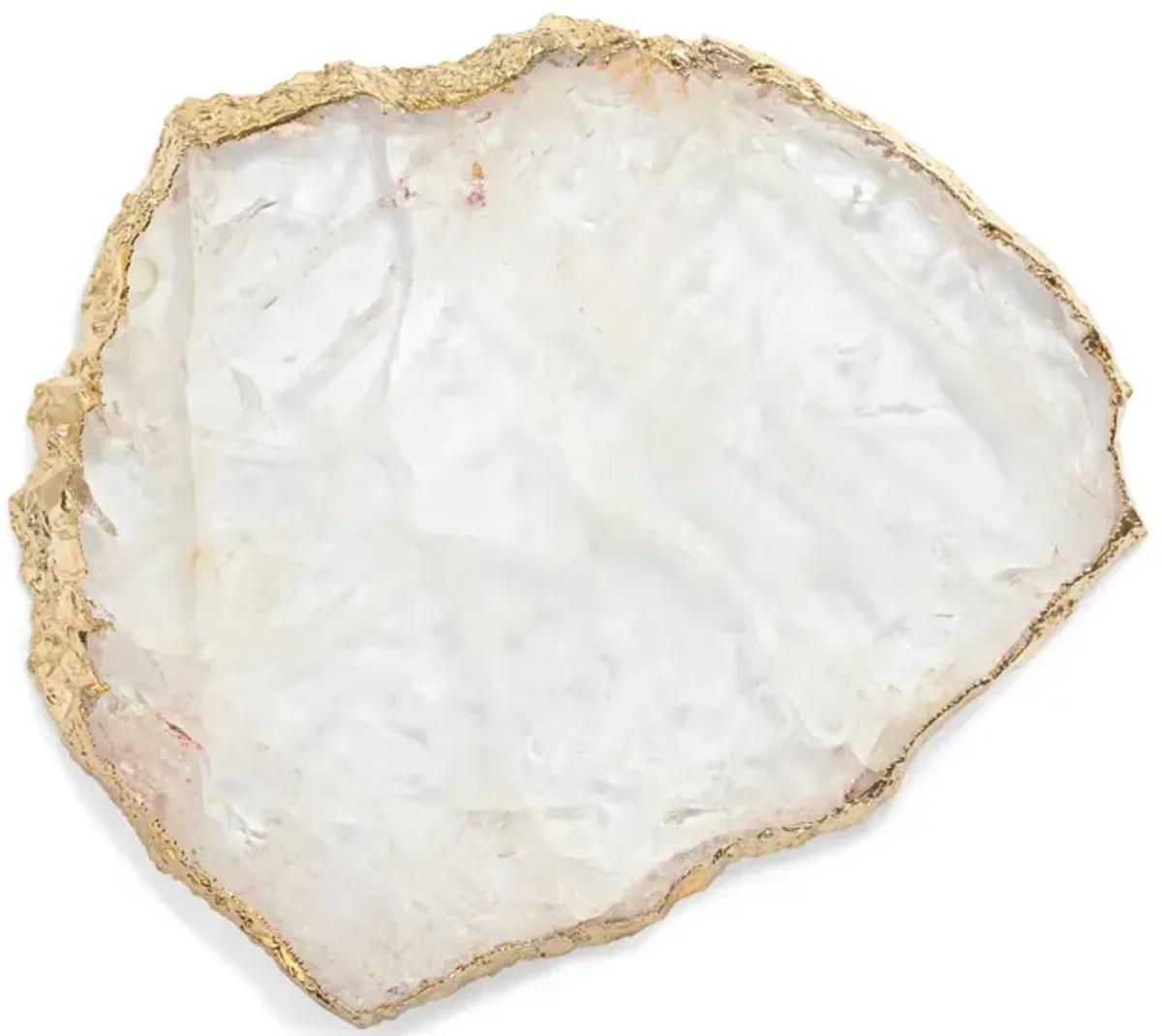 Kiva Platter, Crystal & Gold