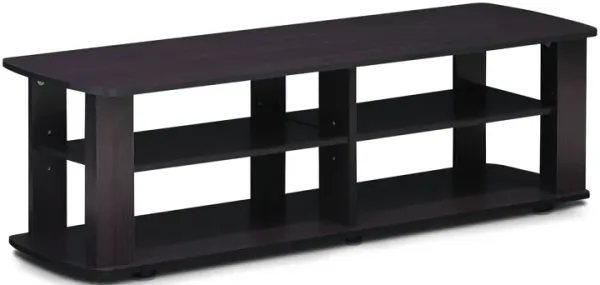 Furinno Furinno 11191DWN THE Entertainment Center TV Stand, Dark Walnut