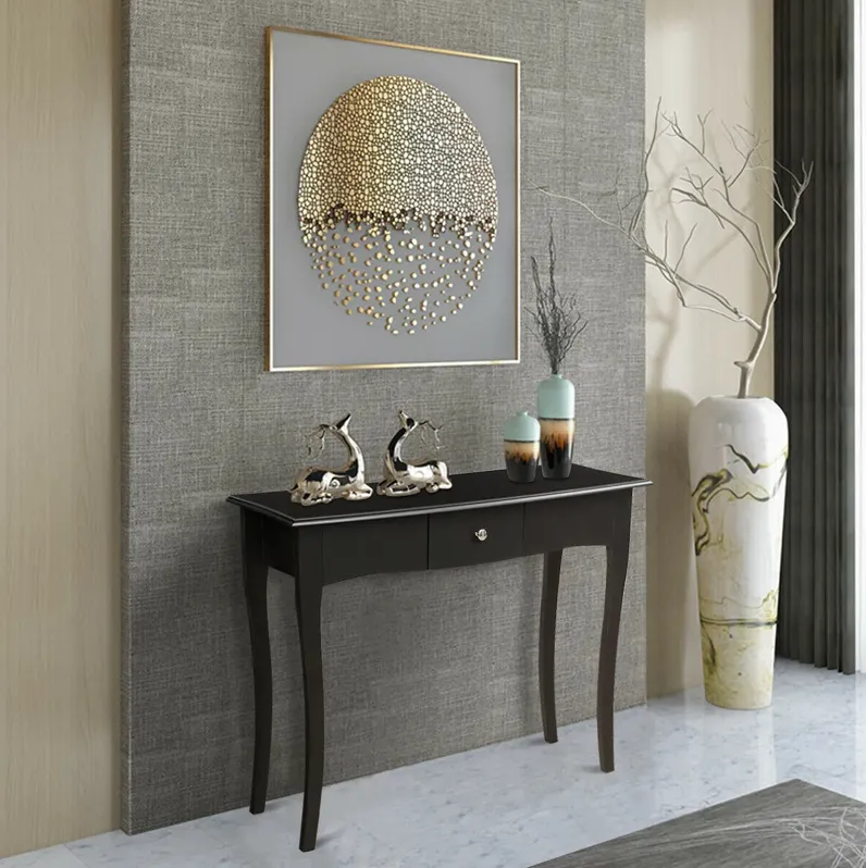 Modern Multifunctional Console Table with Storage Drawer