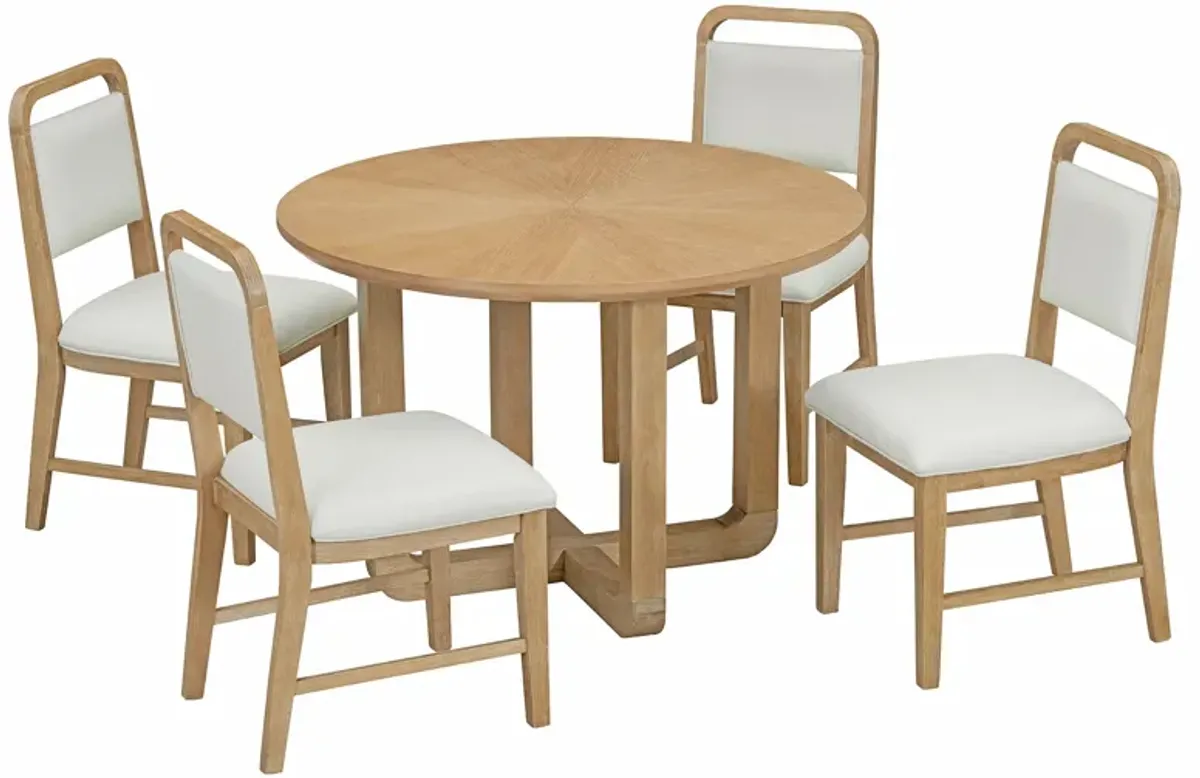 Merax 5-Piece Retro Dining Set