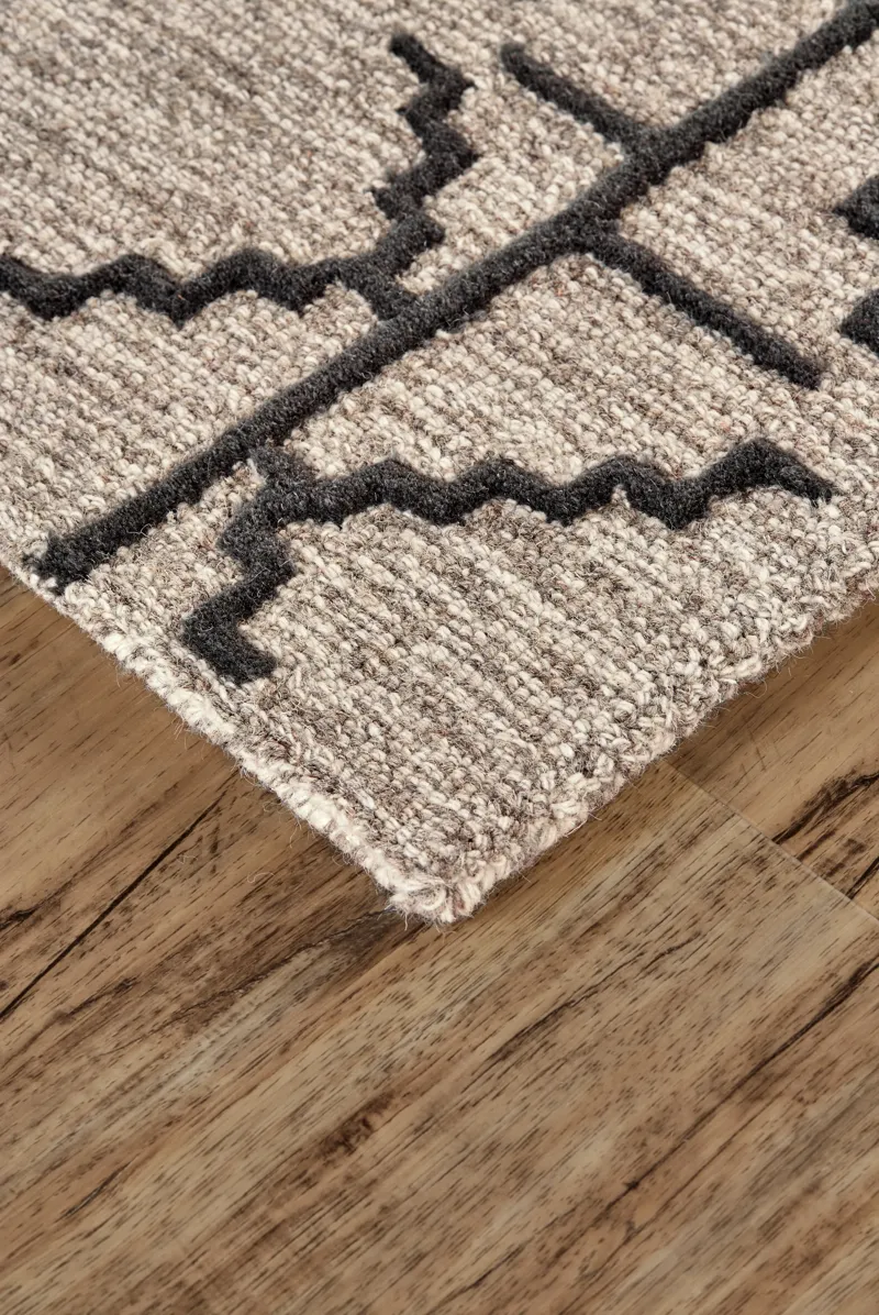 Enzo 8732F Black/Taupe/Gray 9'6" x 13'6" Rug