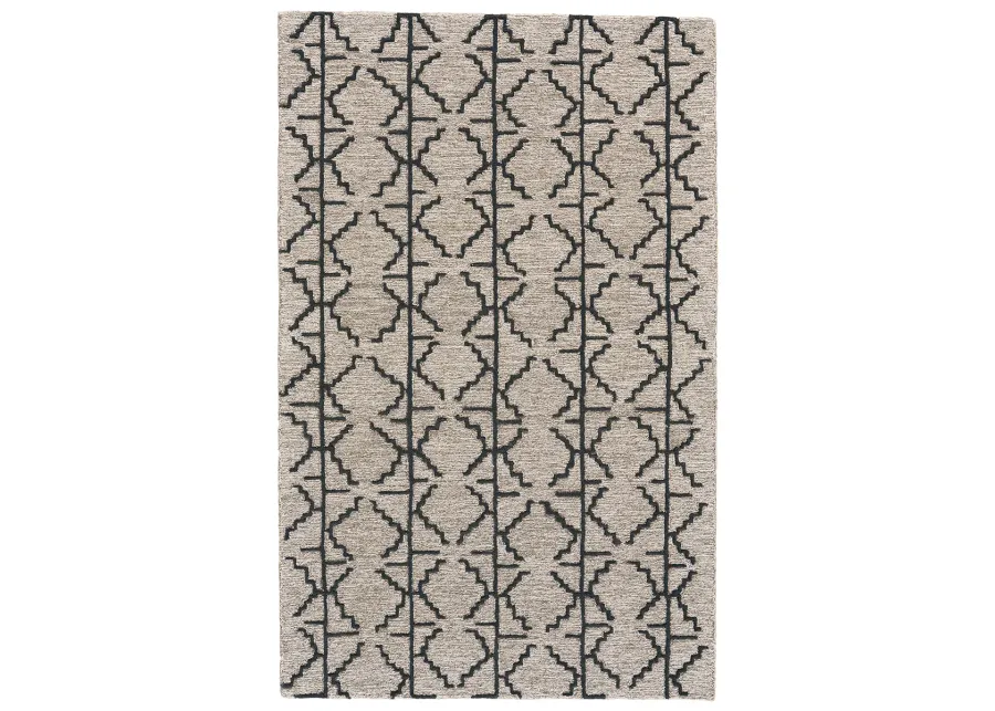 Enzo 8732F Black/Taupe/Gray 9'6" x 13'6" Rug