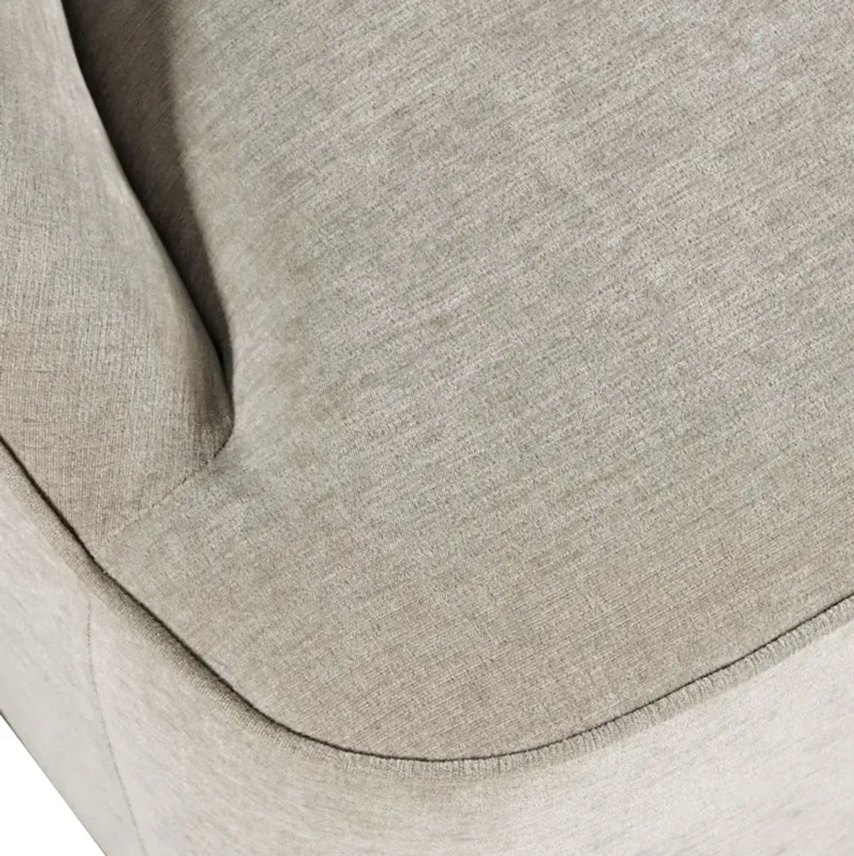Jofran Lulu Mid-Century Modern Upholstered Casual Swivel Accent Chair