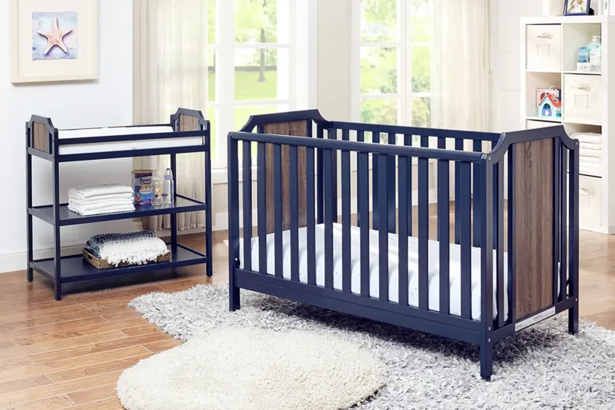 Suite Bebe Brees Changing Table Midnight Blue/Brownstone