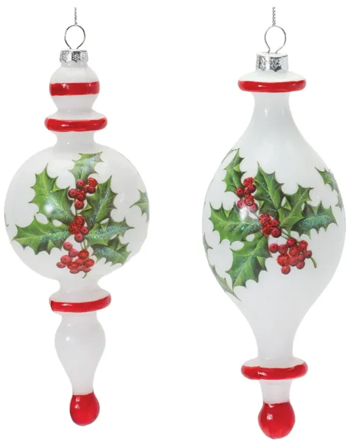 Drop Ornament (Set of 6) 7.75"H Glass