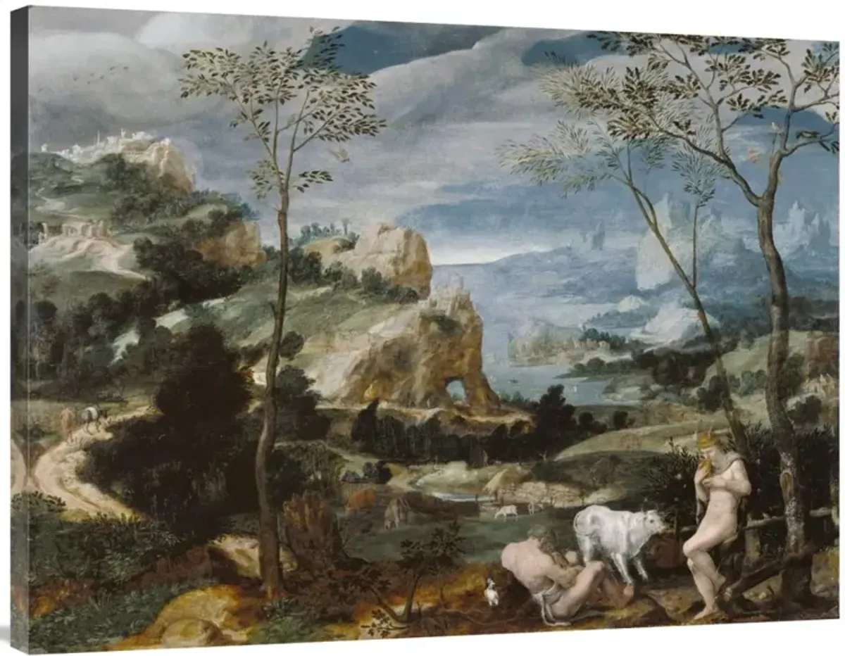 Landscape with Mercury and Argus-Canvas Art-40x30