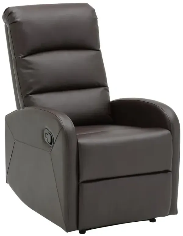 LumiSource Black PU Dormi Recliner Chair