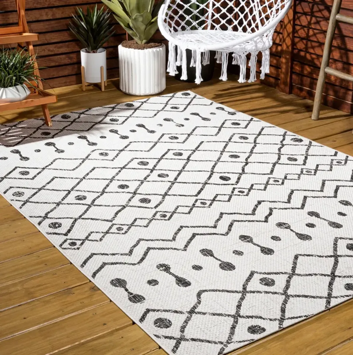 Nokat Tribal Bohemian Indoor/Outdoor Area Rug