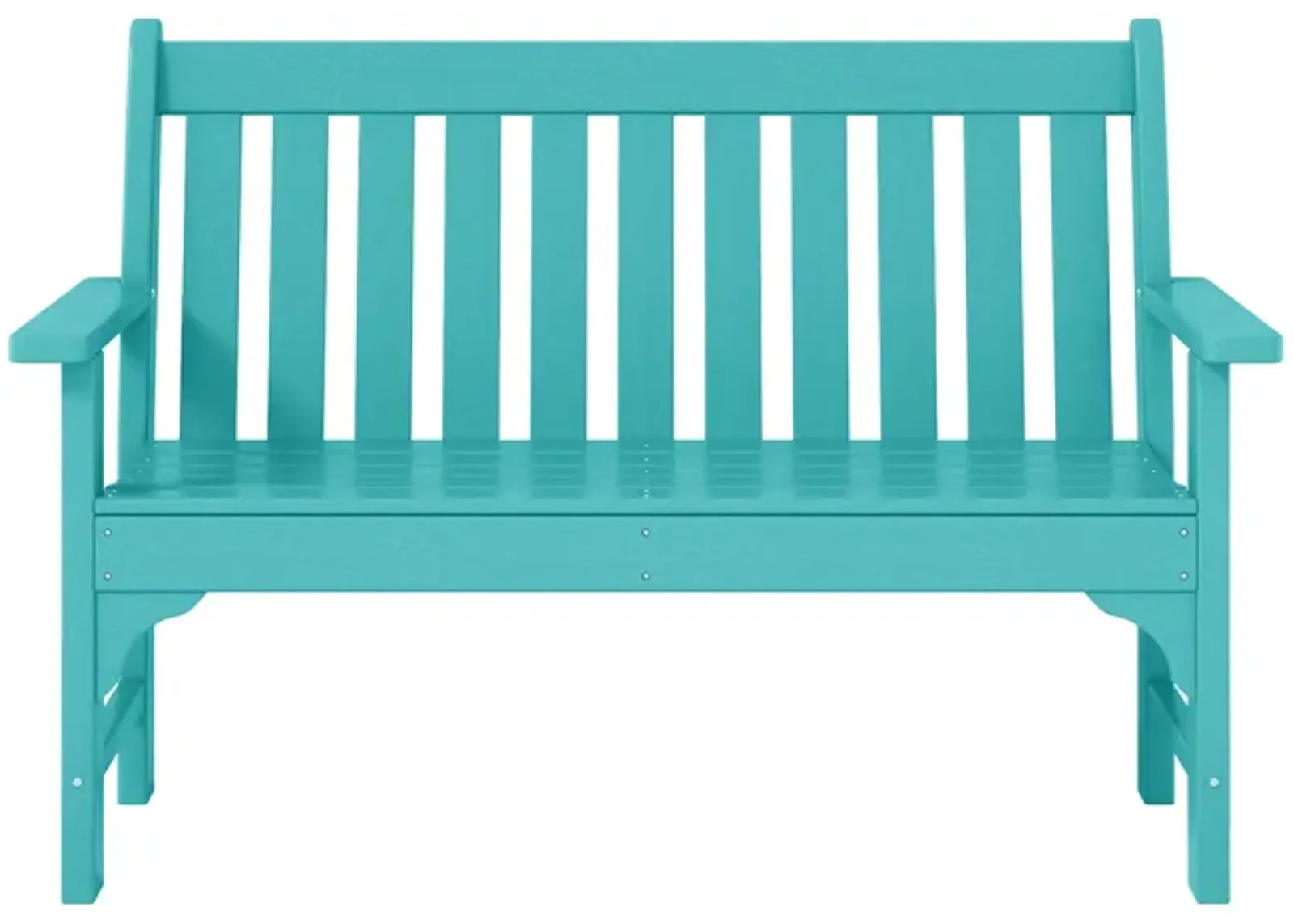 WestinTrends Outdoor 2-Person All-Weather HDPE Front Porch Garden Bench