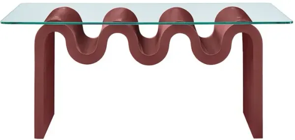 Modway Ondine Glass Top Coffee Table