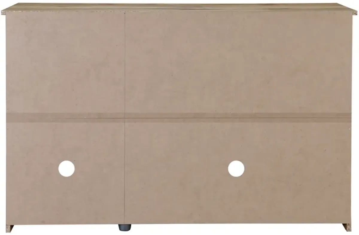 Merax Retro 3-Door Sideboard Storage Cabinet