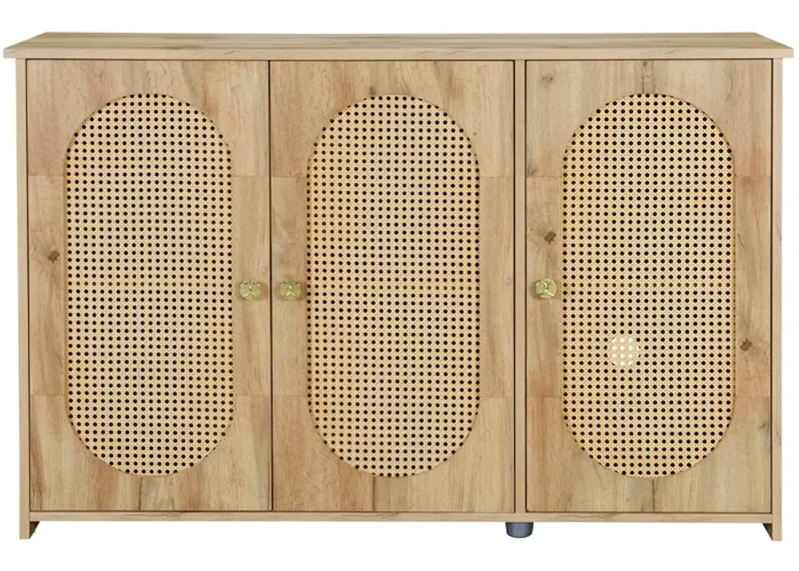 Merax Retro 3-Door Sideboard Storage Cabinet