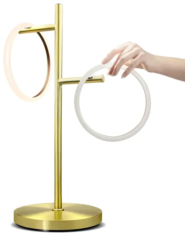 Saturn LED Table Lamp - Brass