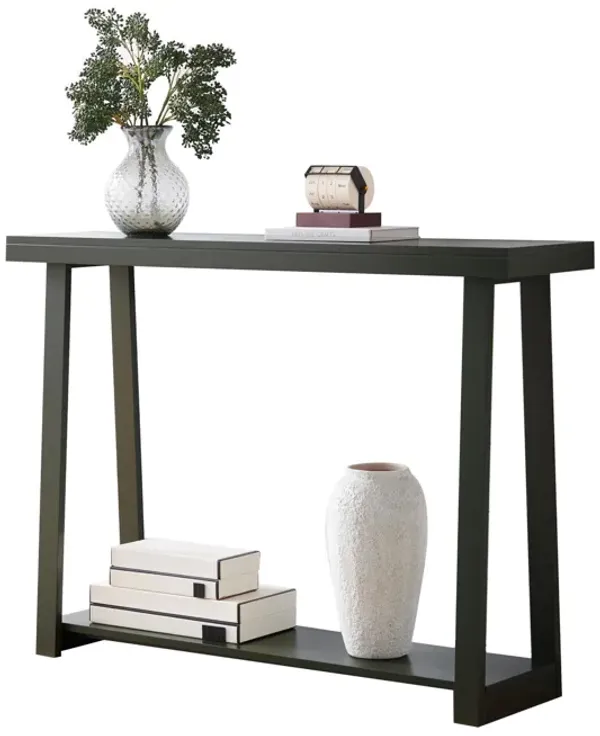 Kings Brand Furniture Emma Narrow Console Table with Lower Shelf Perfect for Sofa Table, Entryway Table for Hallway, Living Room