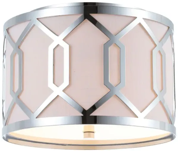 Hex Metal LED Flush Mount
