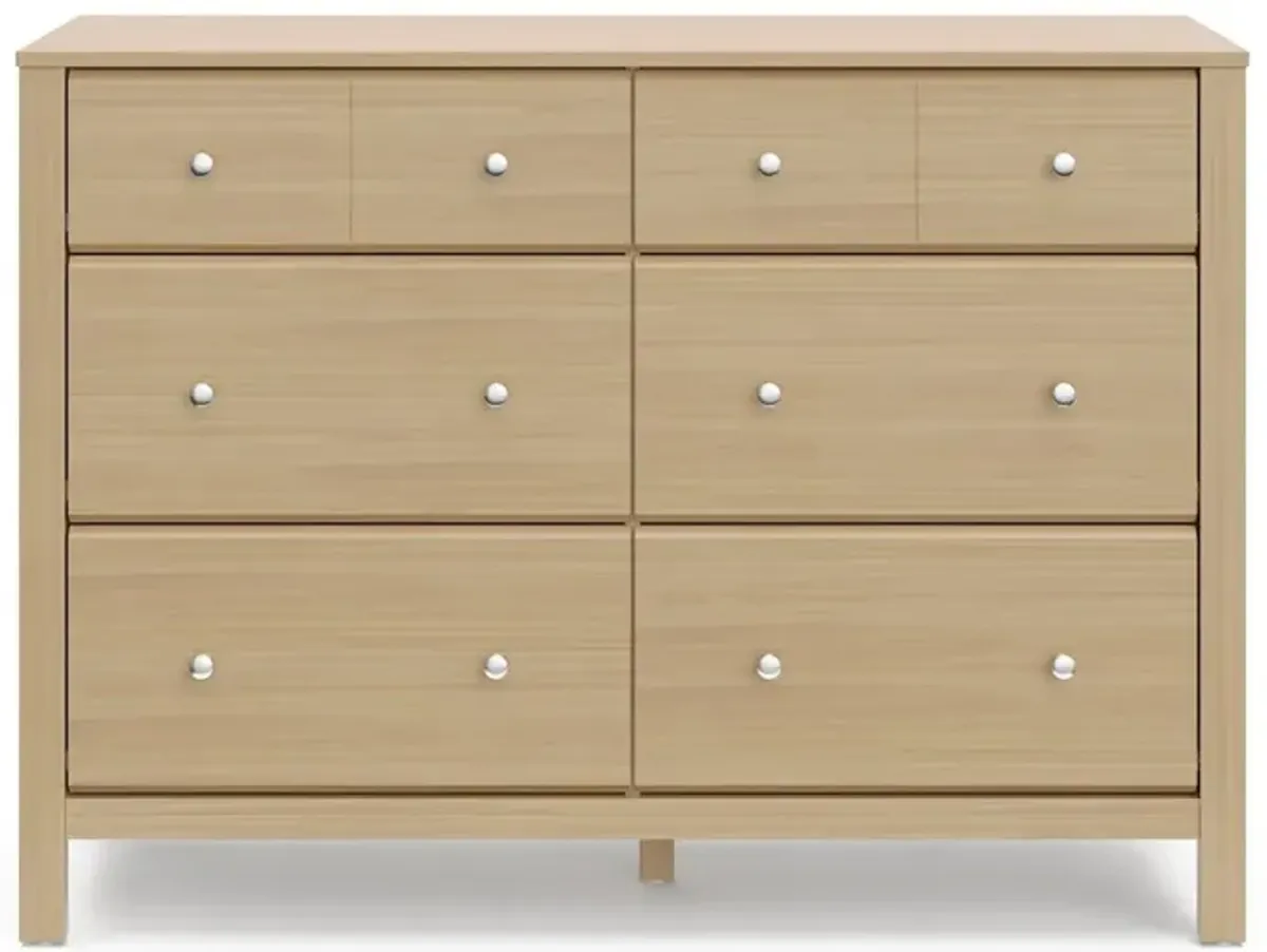 Storkcraft Horizon 6 Drawer Dresser (Driftwood) - GREENGUARD Gold Certified