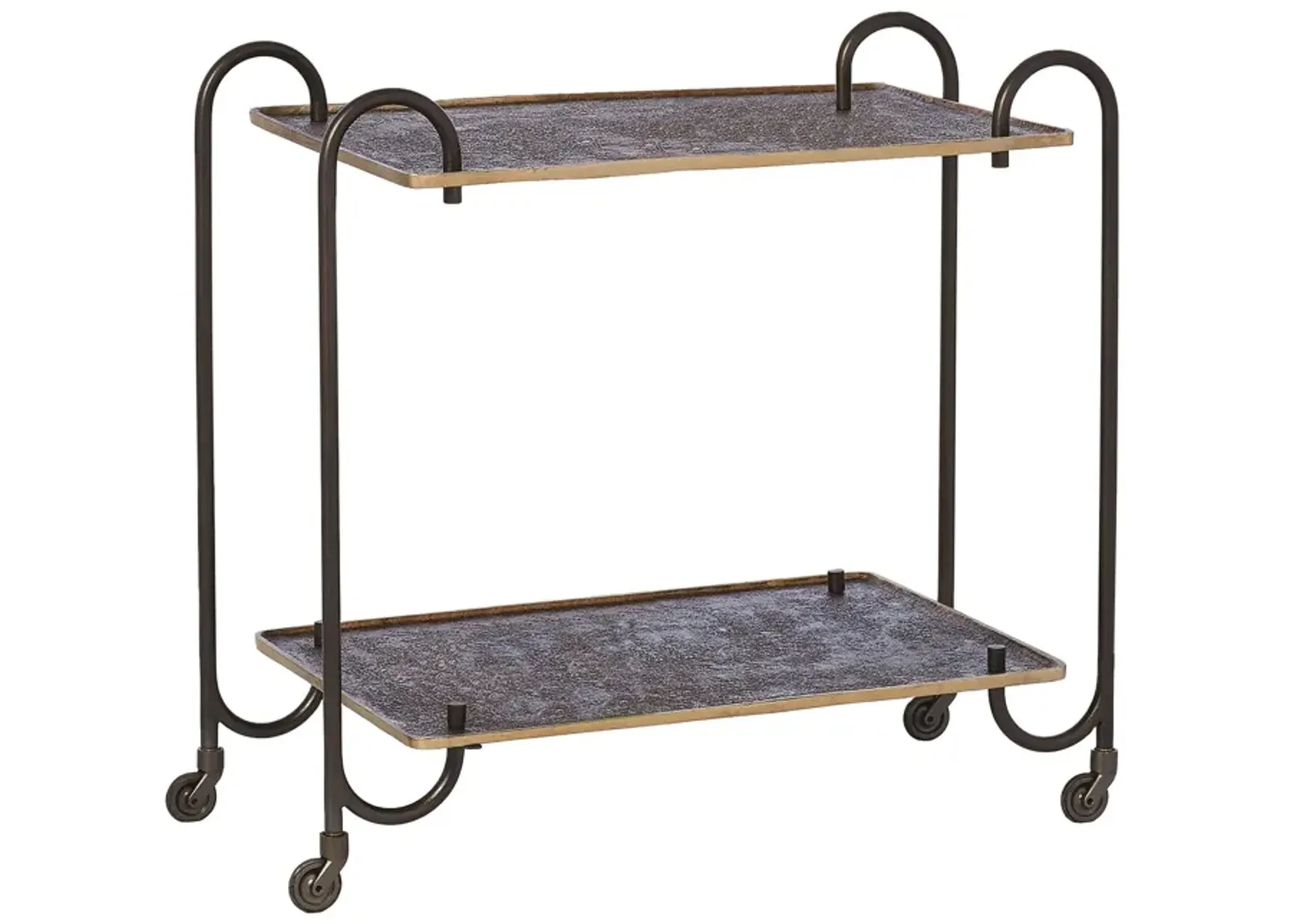 Blade Bar Cart-Bronze