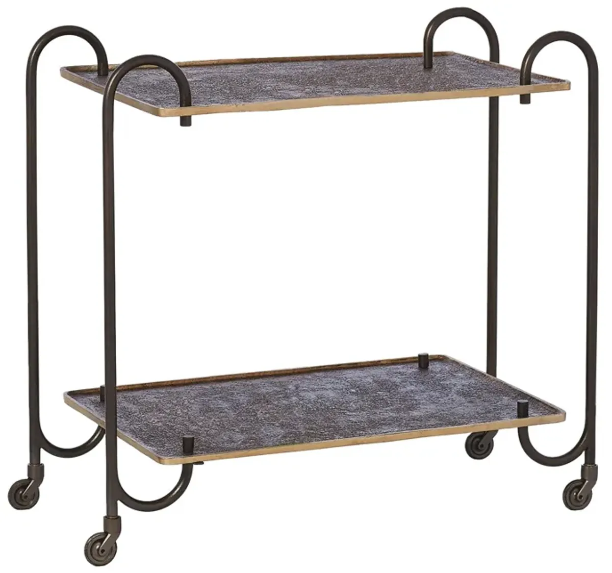 Blade Bar Cart-Bronze