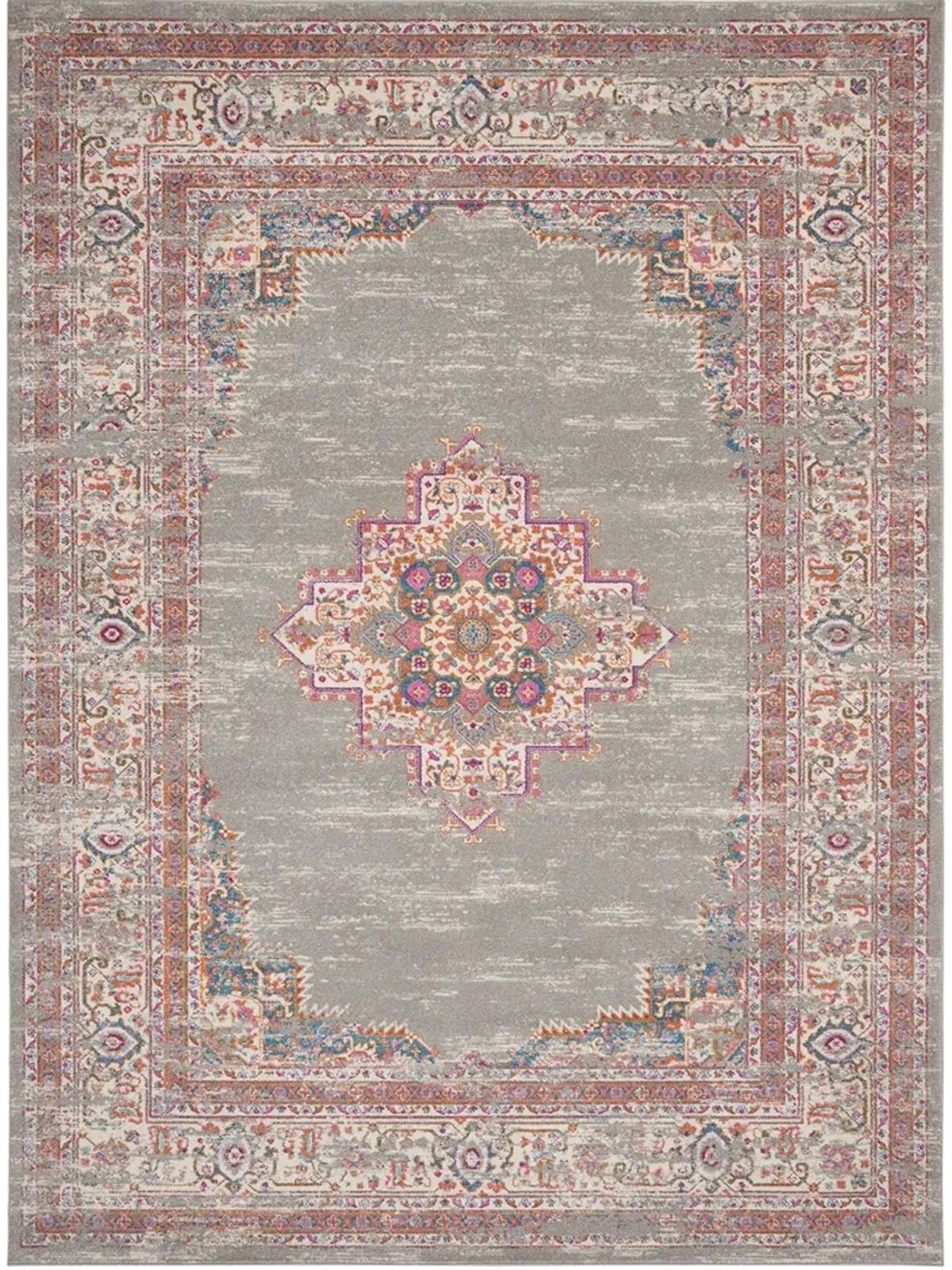 Passion PSN03 Gray 10' x 14' Rug