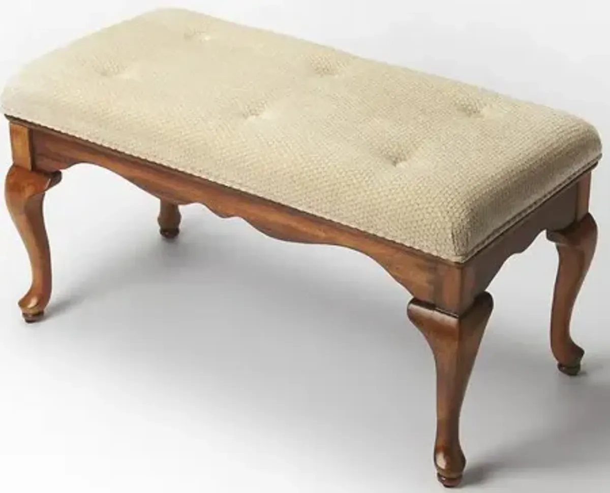 Olive Ash Burl Bench, Belen Kox