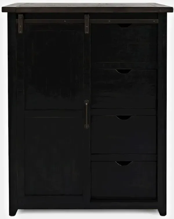 Jofran Madison County Rustic Reclaimed Pine Farmhouse Door Chest