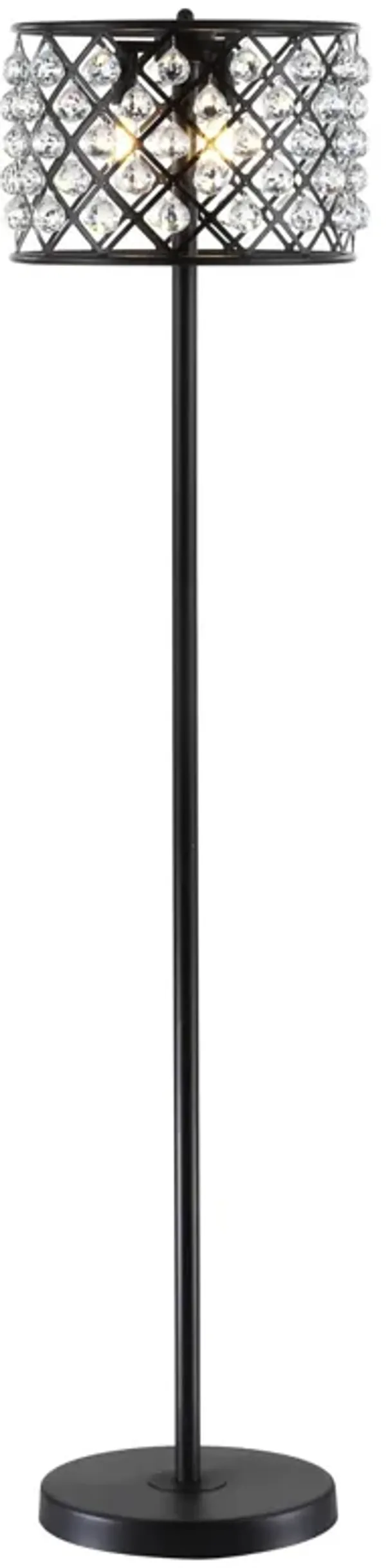Elizabeth Crystal/Metal LED Floor Lamp