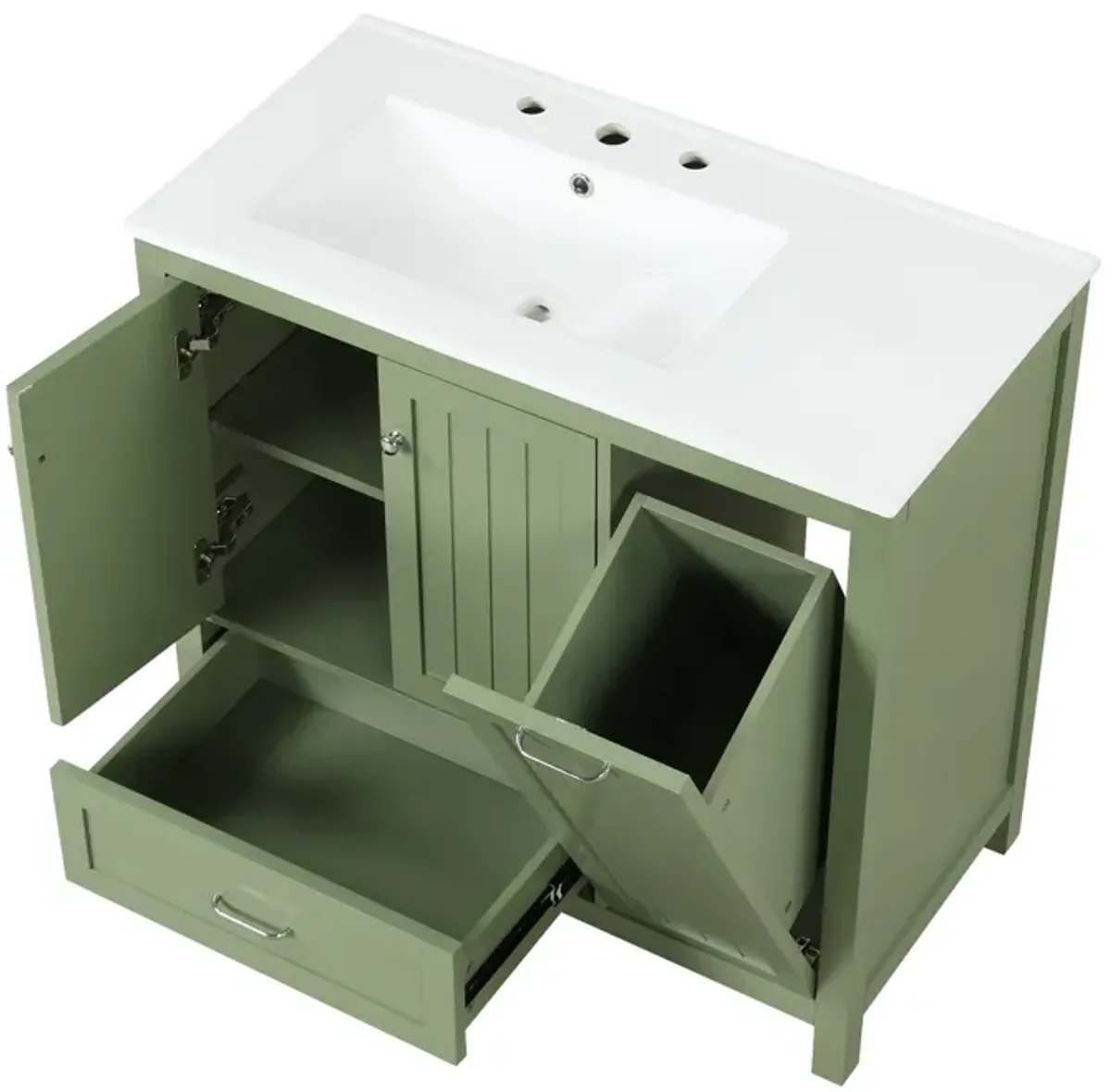 Merax Modern Bathroom Vanity with Sink