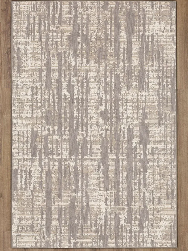 Soiree Matrix Gray 2'4" x 7'10" Rug