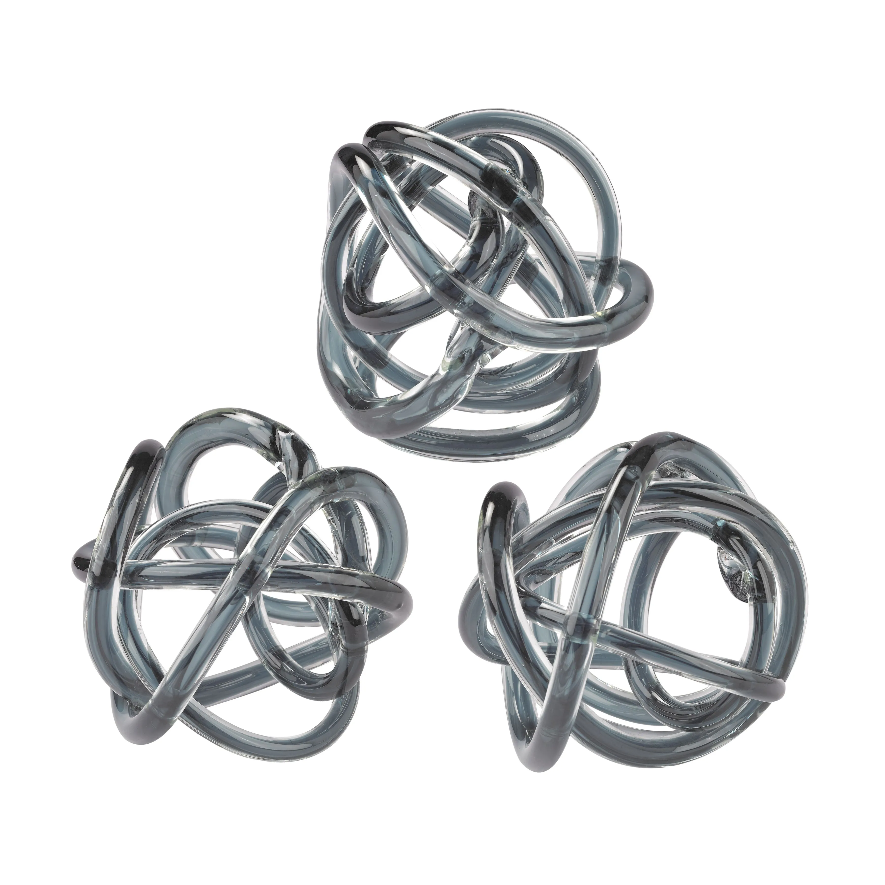 Glass Knot - Set of 3