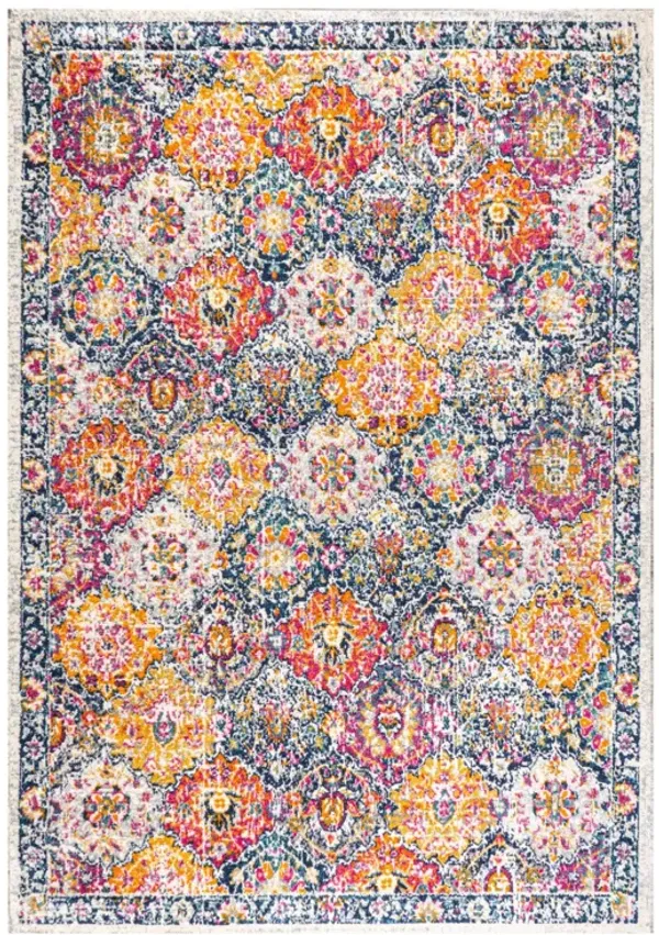 Modern Persian Boho Vintage Trellis Area Rug