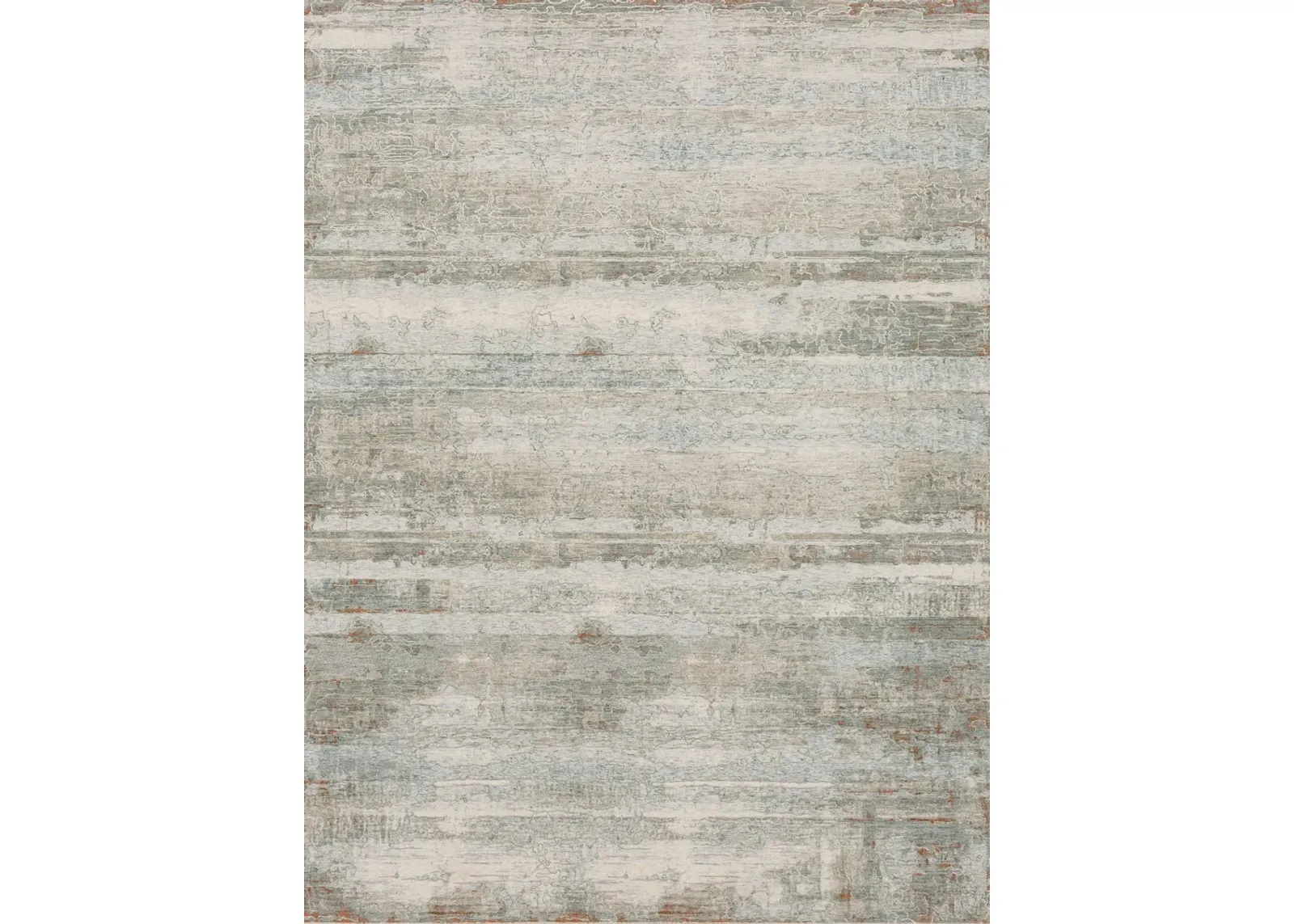 Solitude Silk Road Cream Dark gray 10' X 13' 6" Rug