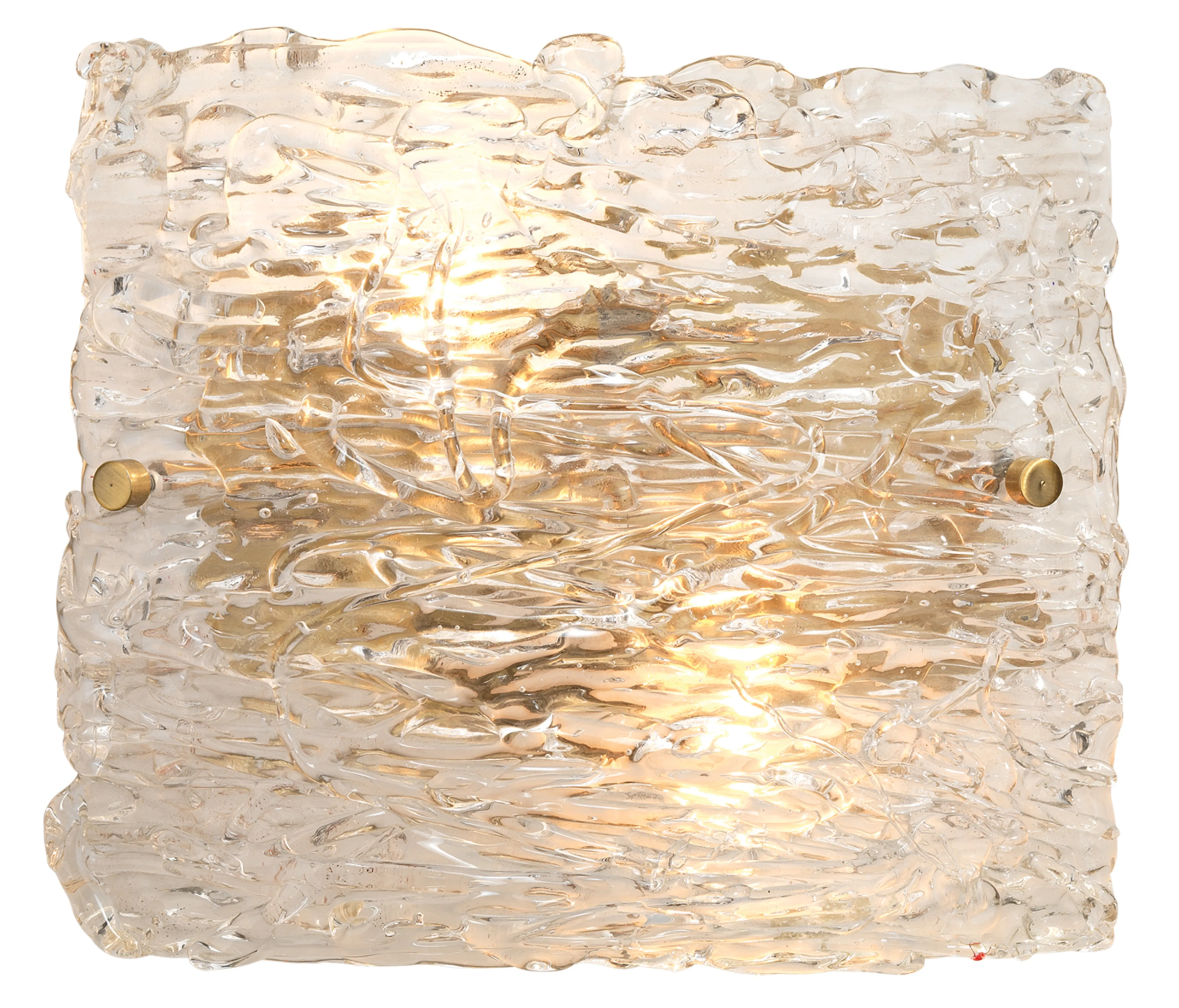 Large Swan Curved Glass Sconce