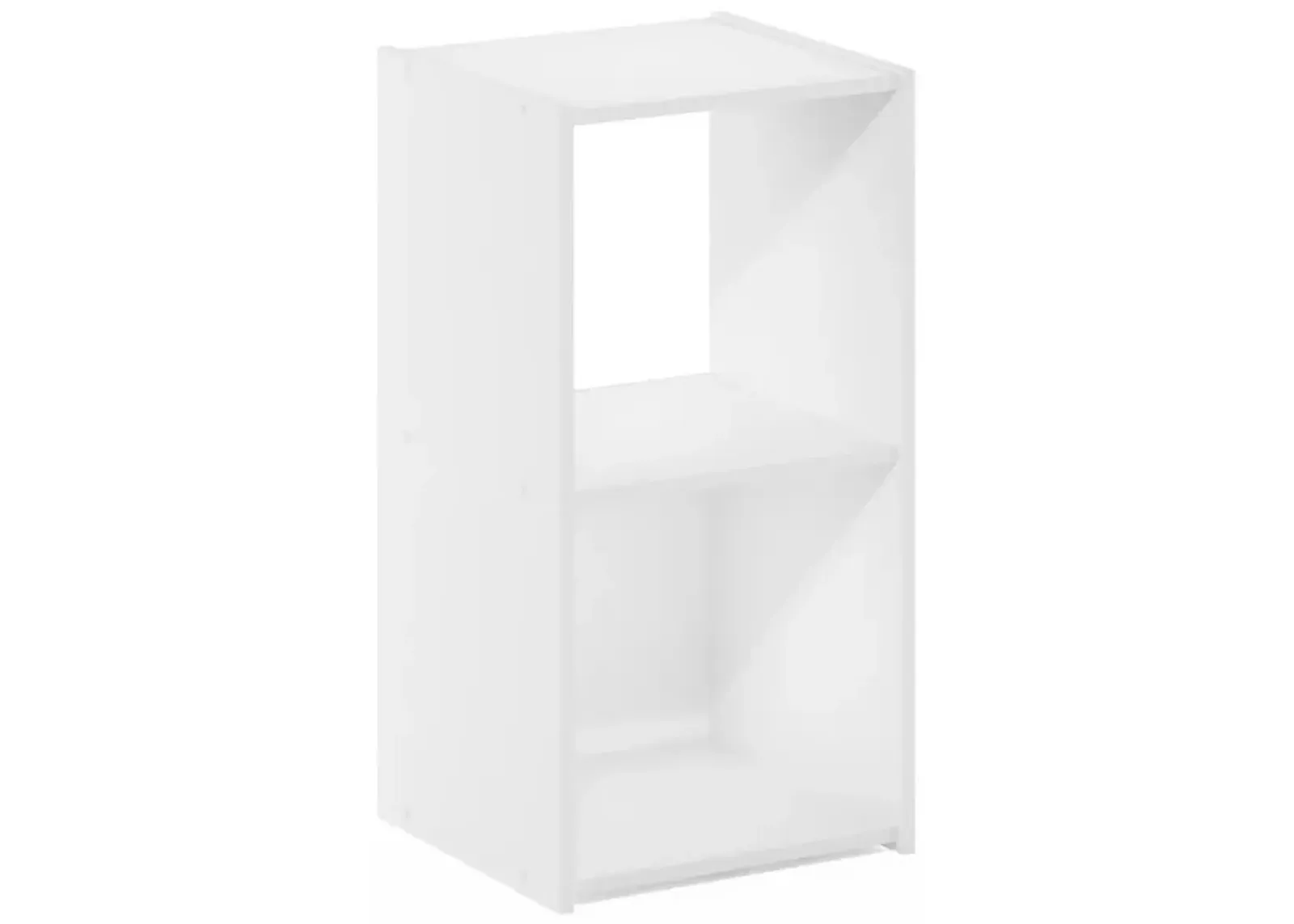 Pelli Cubic Storage Cabinet, 2x1, White