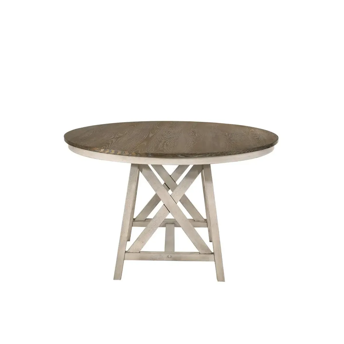 New Classic Furniture Somerset Round Table-Vintage White