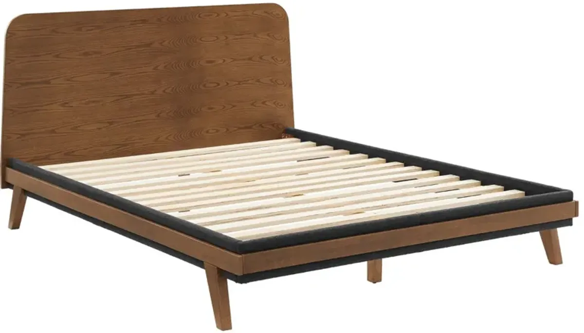 Modway - Dylan Queen Platform Bed Walnut