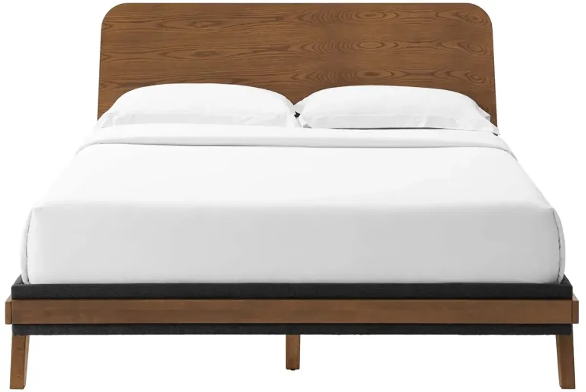 Modway - Dylan Queen Platform Bed Walnut