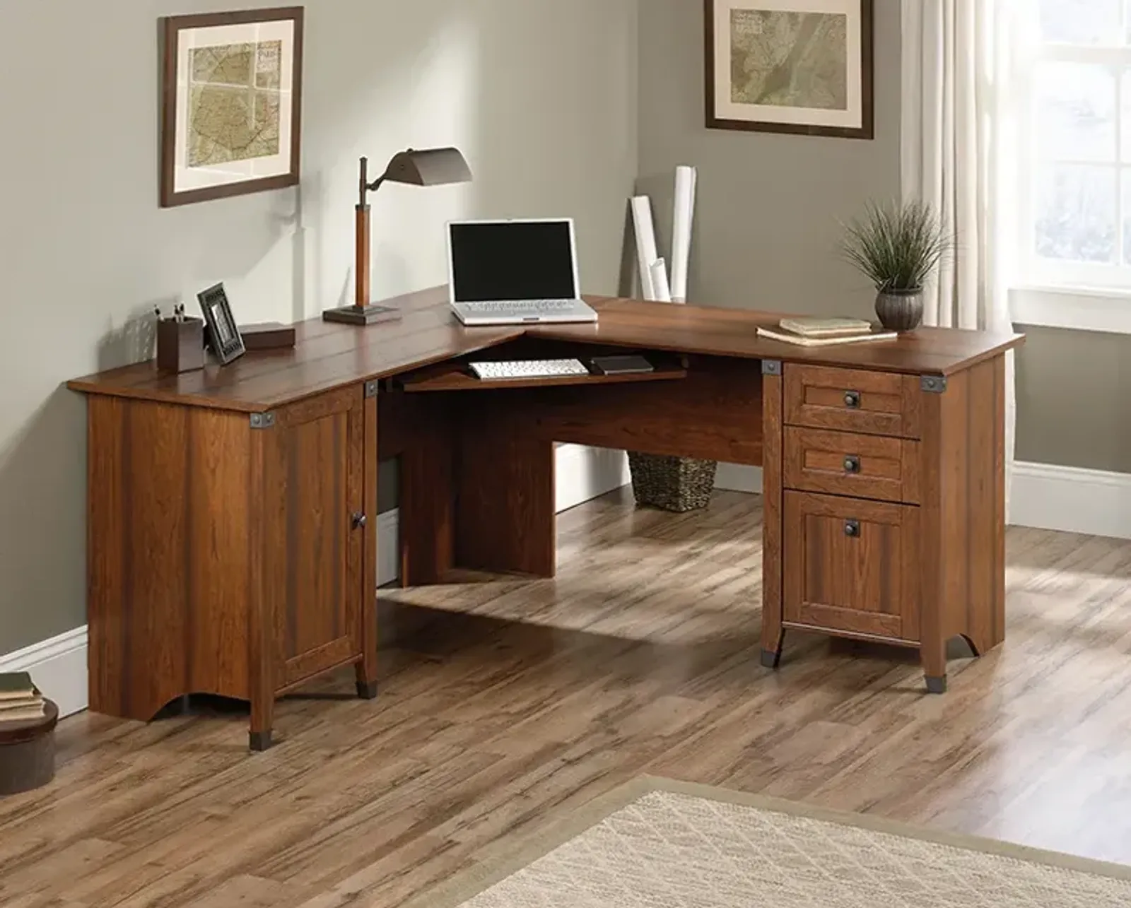 Carson Forge Corner Desk