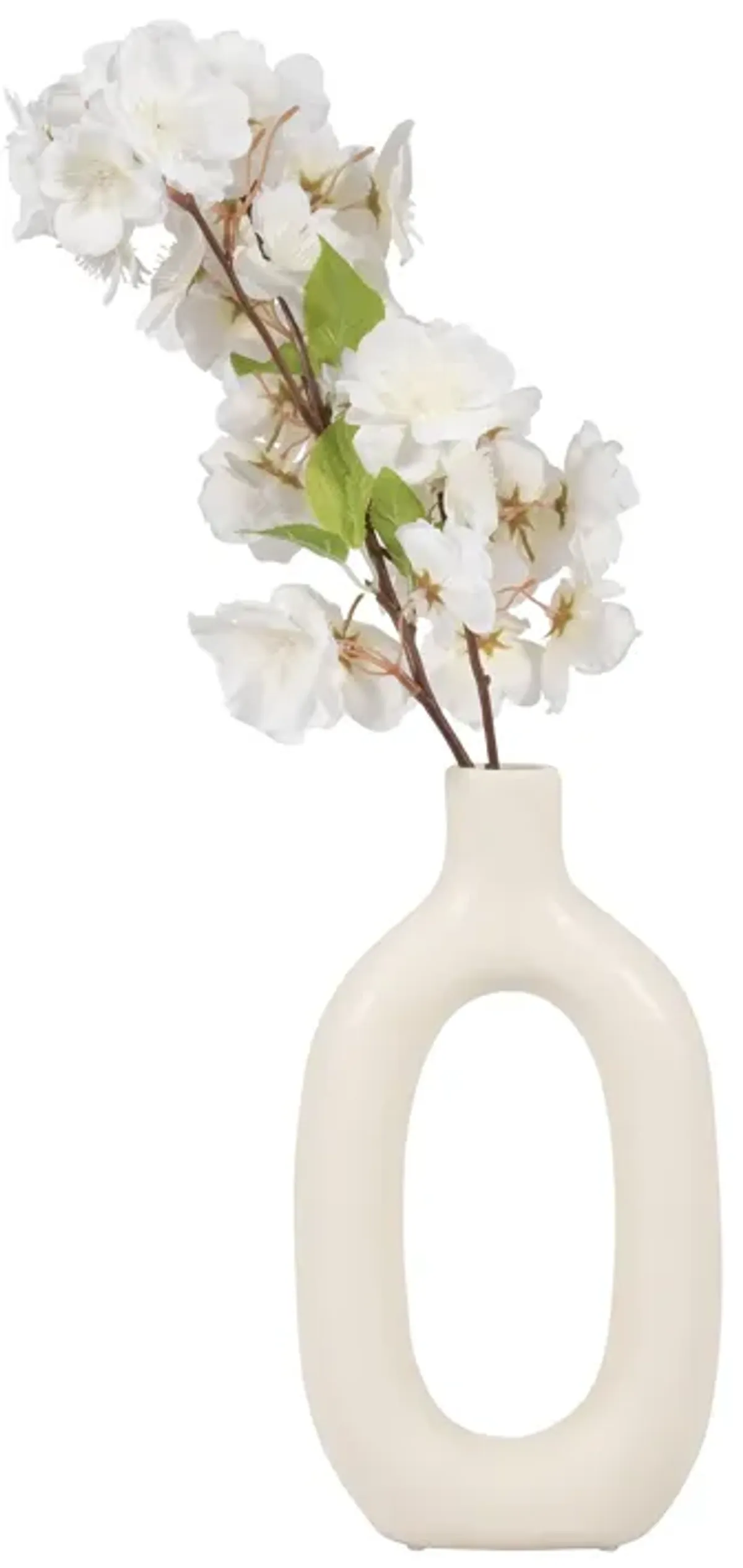 9" Abstrct Texture CutOut Vase